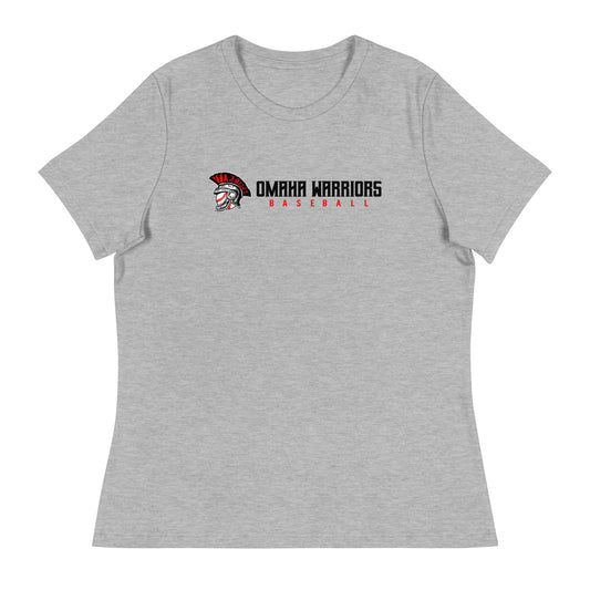 Performance | Women's Relaxed T Shirt | Omaha Warriors | Script Logo