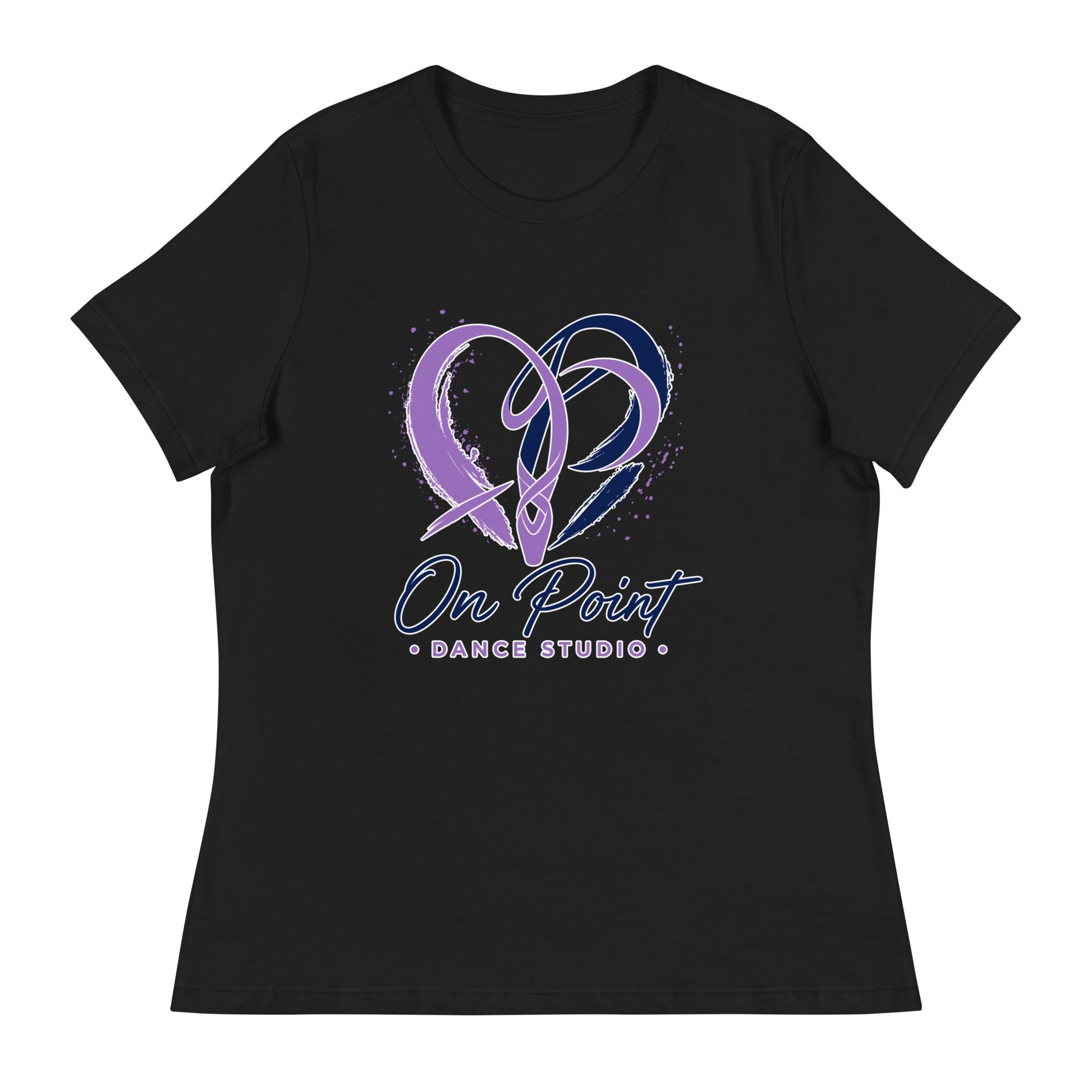 Performance | Women's Relaxed T Shirt | On Point Dance Studio | Crest Logo