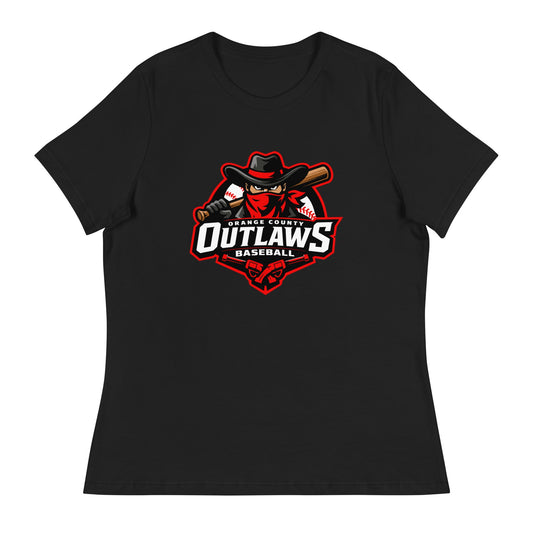 Performance | Women's Relaxed T Shirt | Orange County Outlaws | Emblem Logo