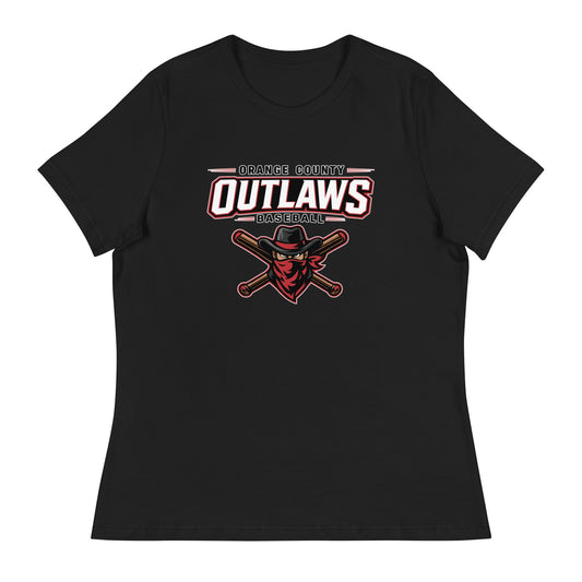 Performance | Women's Relaxed T Shirt | Orange County Outlaws | Vanguard Logo