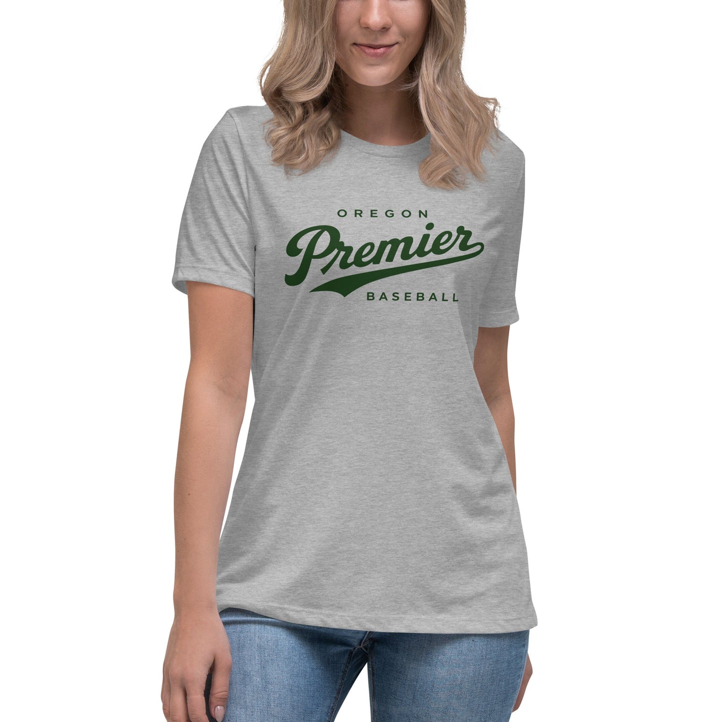 Performance | Women's Relaxed T Shirt | Oregon Premier Baseball | Premier Logo