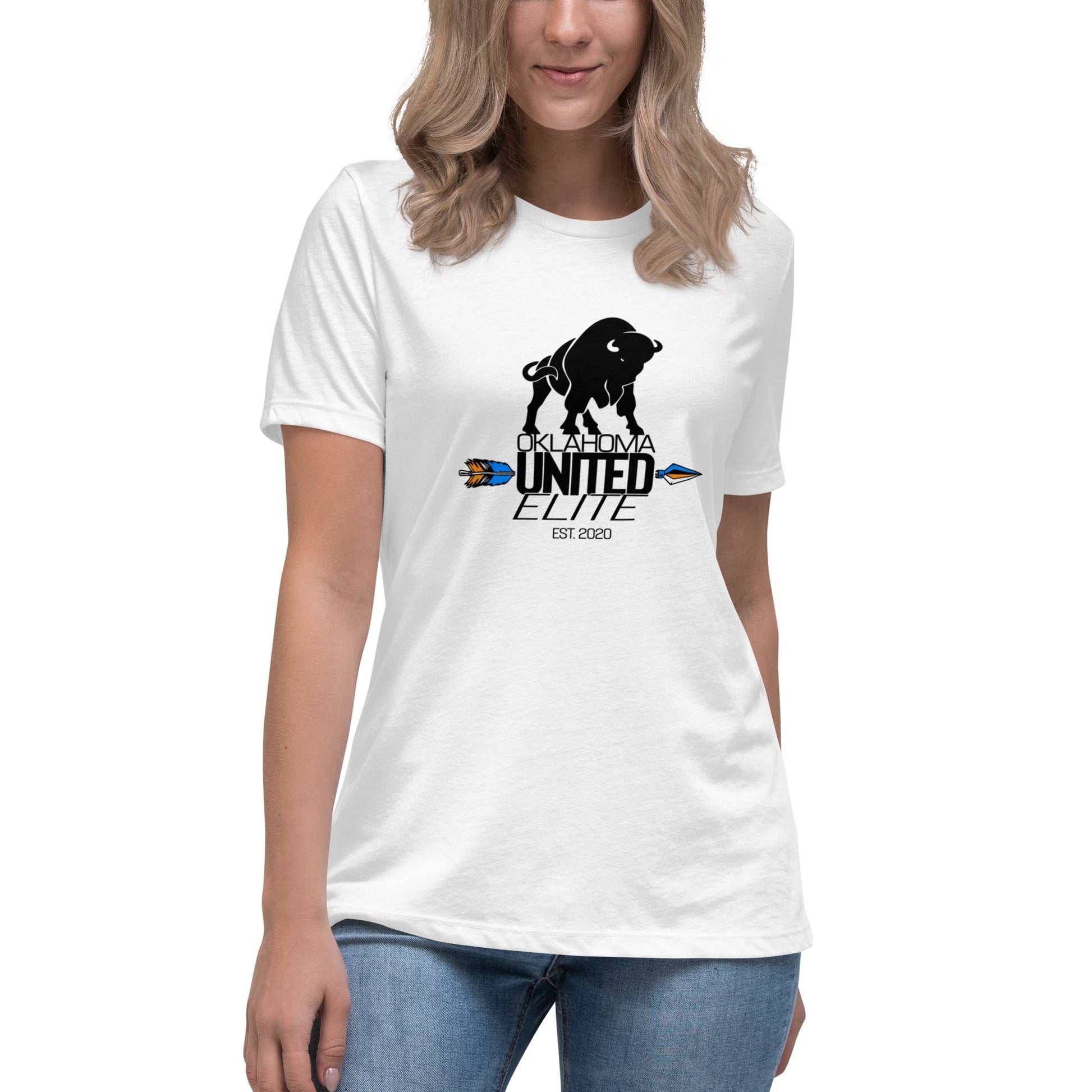 Performance | Women's Relaxed T Shirt | OUE | Crest Logo