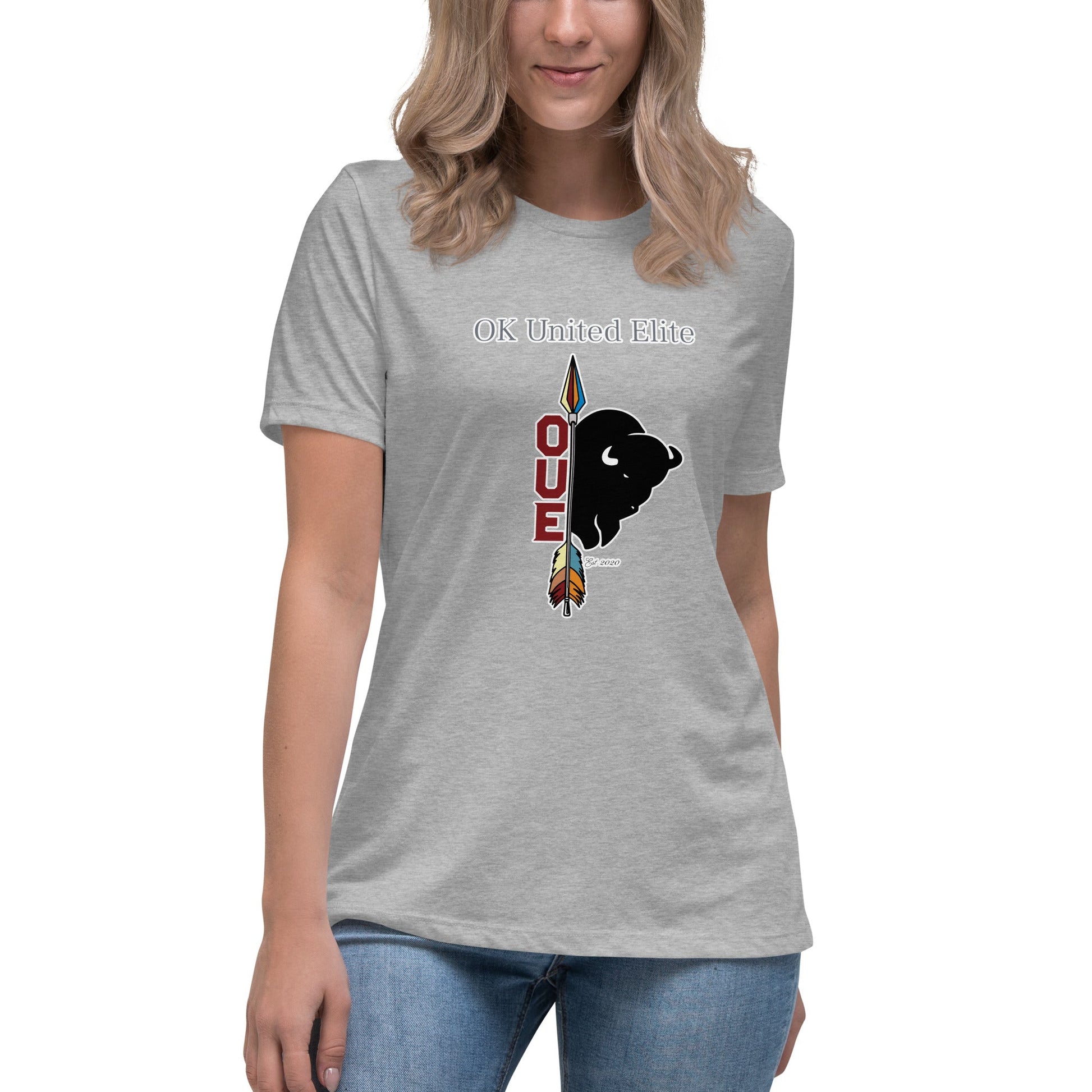 Performance | Women's Relaxed T Shirt | OUE | Emblem Logo