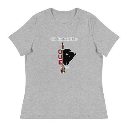 Performance | Women's Relaxed T Shirt | OUE | Emblem Logo