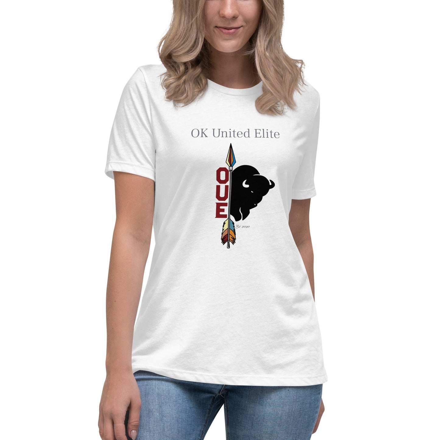 Performance | Women's Relaxed T Shirt | OUE | Emblem Logo