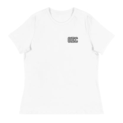 Performance | Women's Relaxed T Shirt | Ovations Elite Cheer | OEC Mark Logo