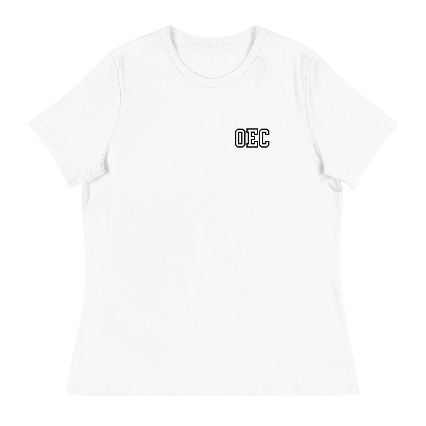Performance | Women's Relaxed T Shirt | Ovations Elite Cheer | OEC Mark Logo