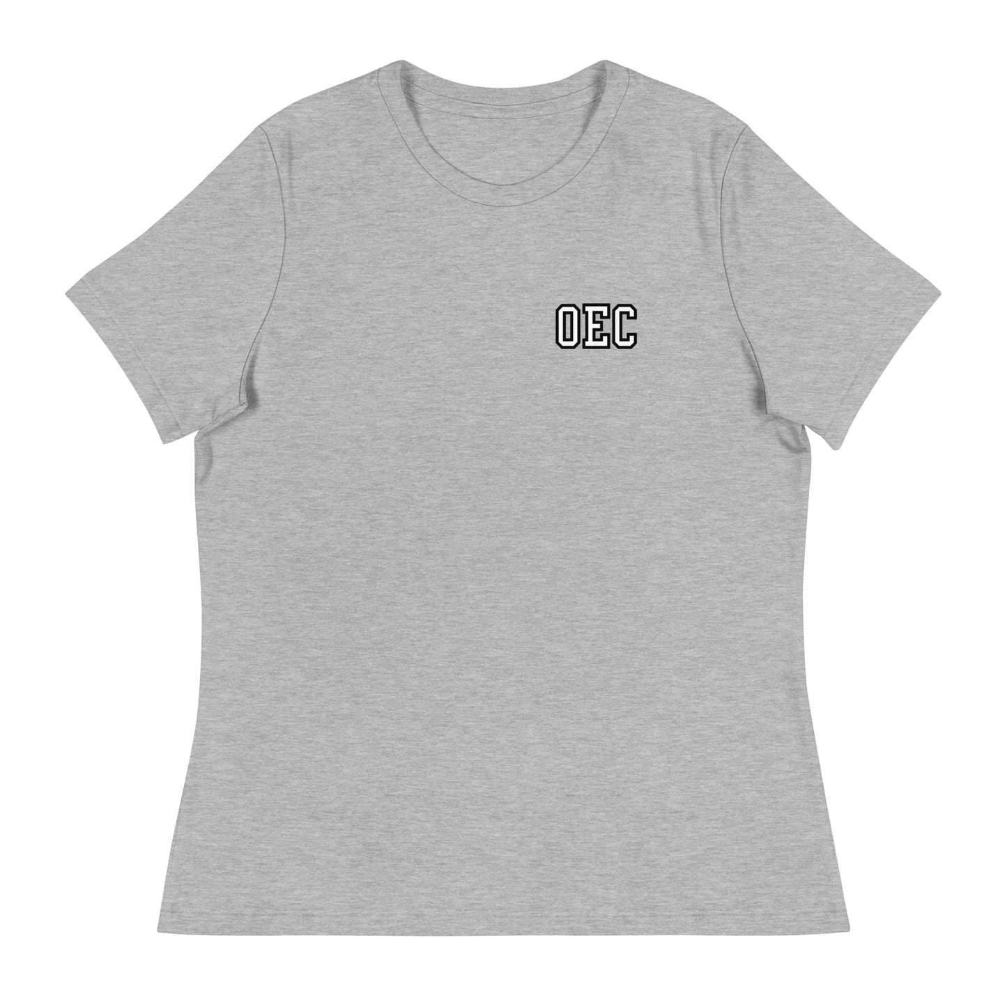 Performance | Women's Relaxed T Shirt | Ovations Elite Cheer | OEC Mark Logo