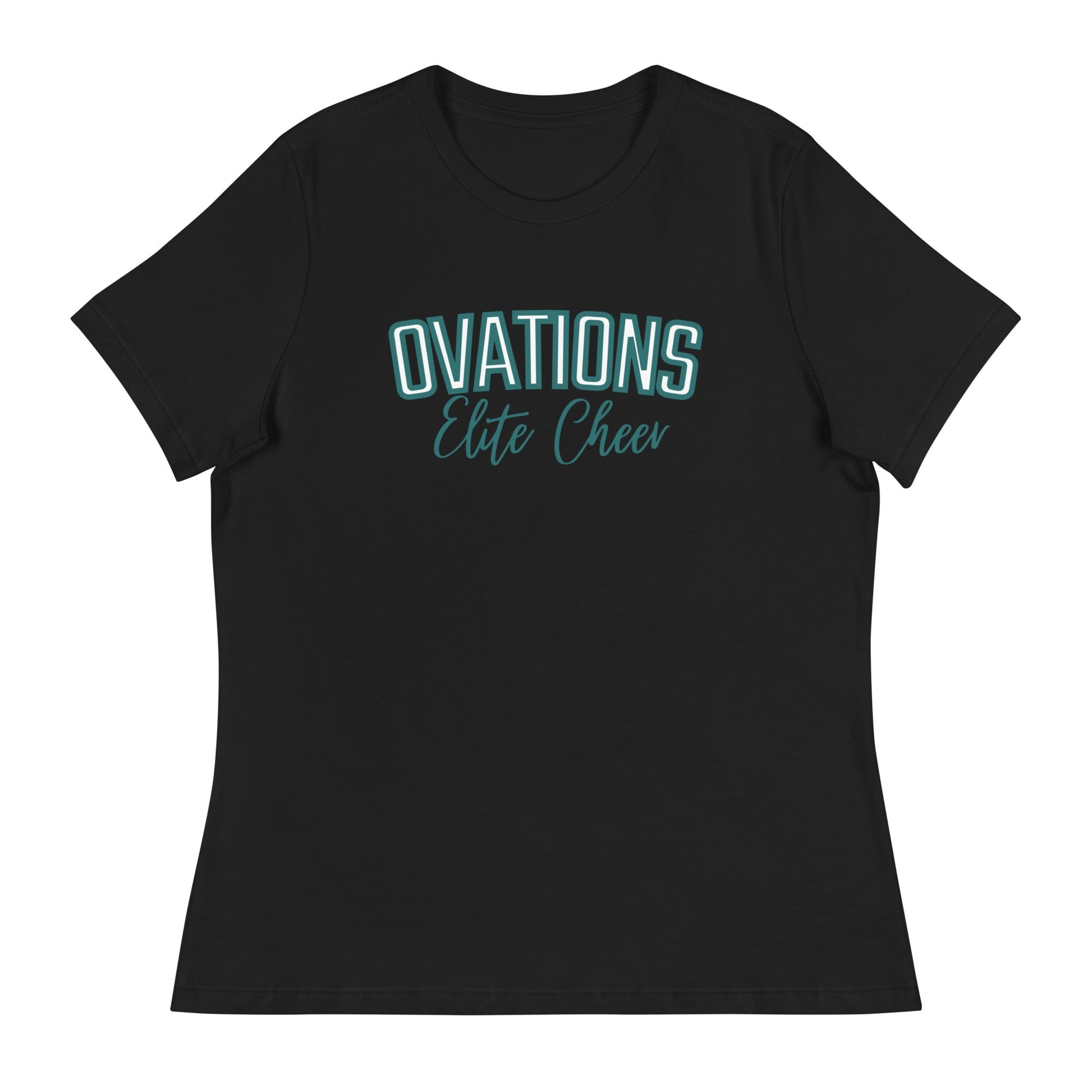 Performance | Women's Relaxed T Shirt | Ovations Elite Cheer | Vanguard Logo