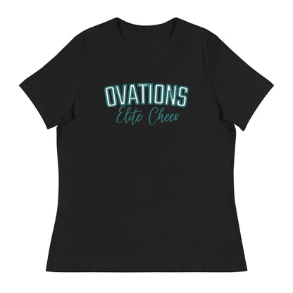 Performance | Women's Relaxed T Shirt | Ovations Elite Cheer | Vanguard Logo