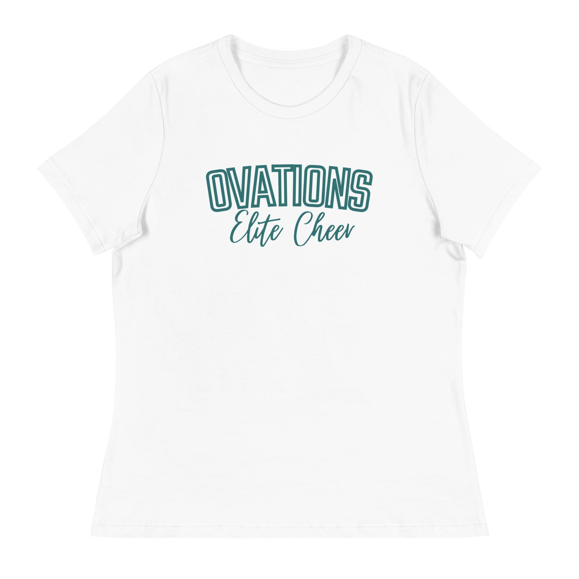 Performance | Women's Relaxed T Shirt | Ovations Elite Cheer | Vanguard Logo