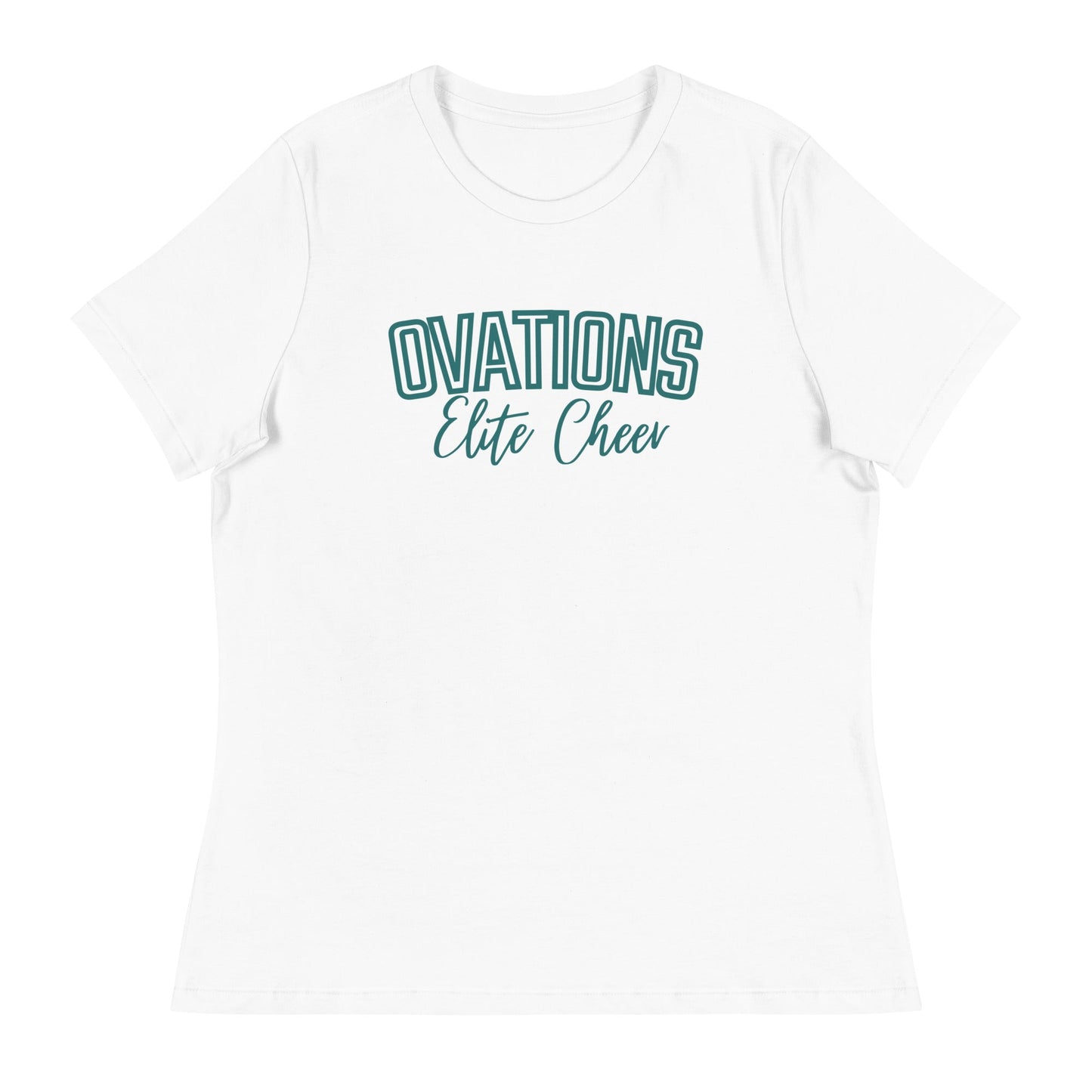 Performance | Women's Relaxed T Shirt | Ovations Elite Cheer | Vanguard Logo