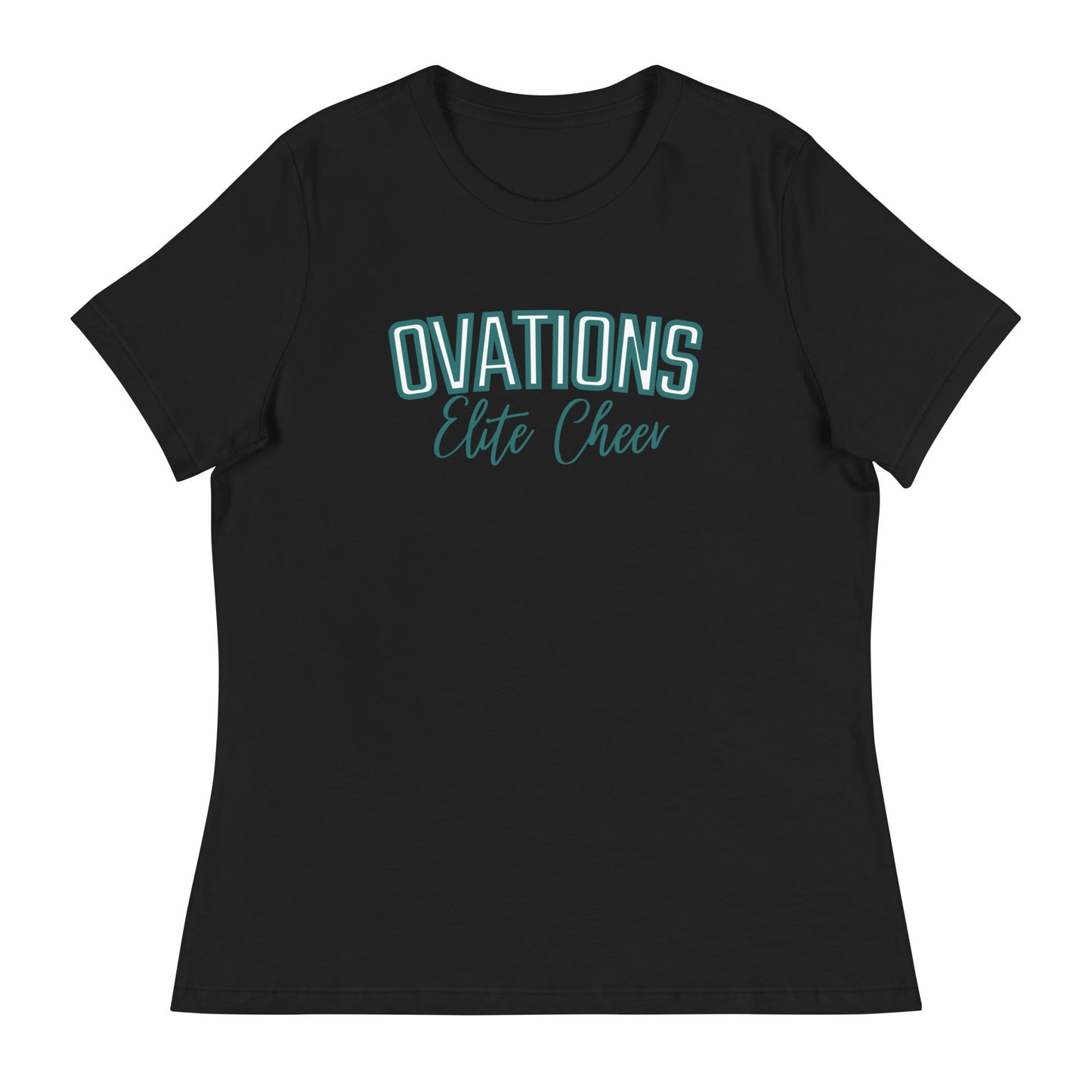 Performance | Women's Relaxed T Shirt | Ovations Elite Cheer | Vanguard Logo