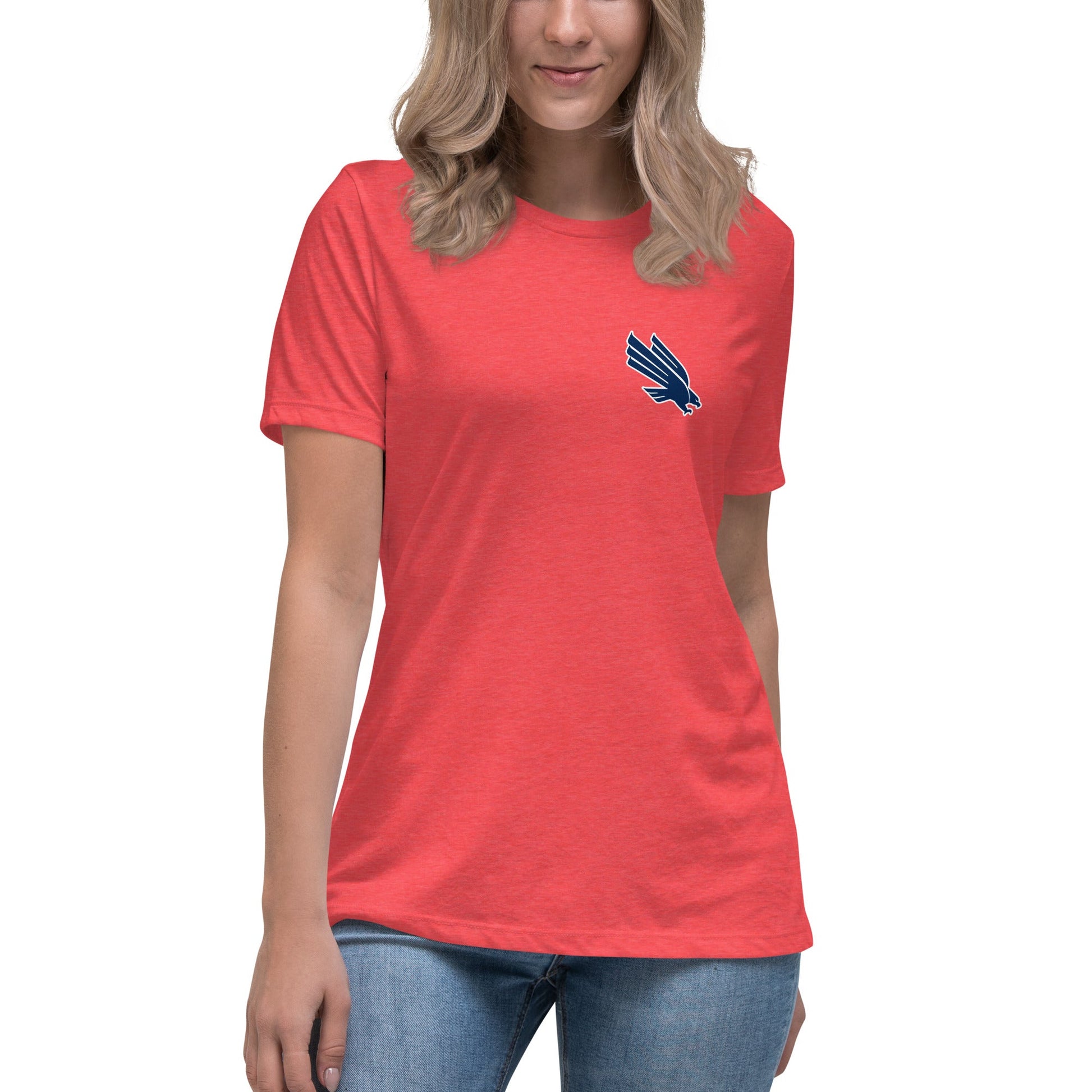 Performance | Women's Relaxed T Shirt | Oxford Battlehawks 13U | Modern Emblem Logo