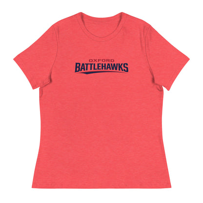 Performance | Women's Relaxed T Shirt | Oxford Battlehawks 13U | Raptor Logo