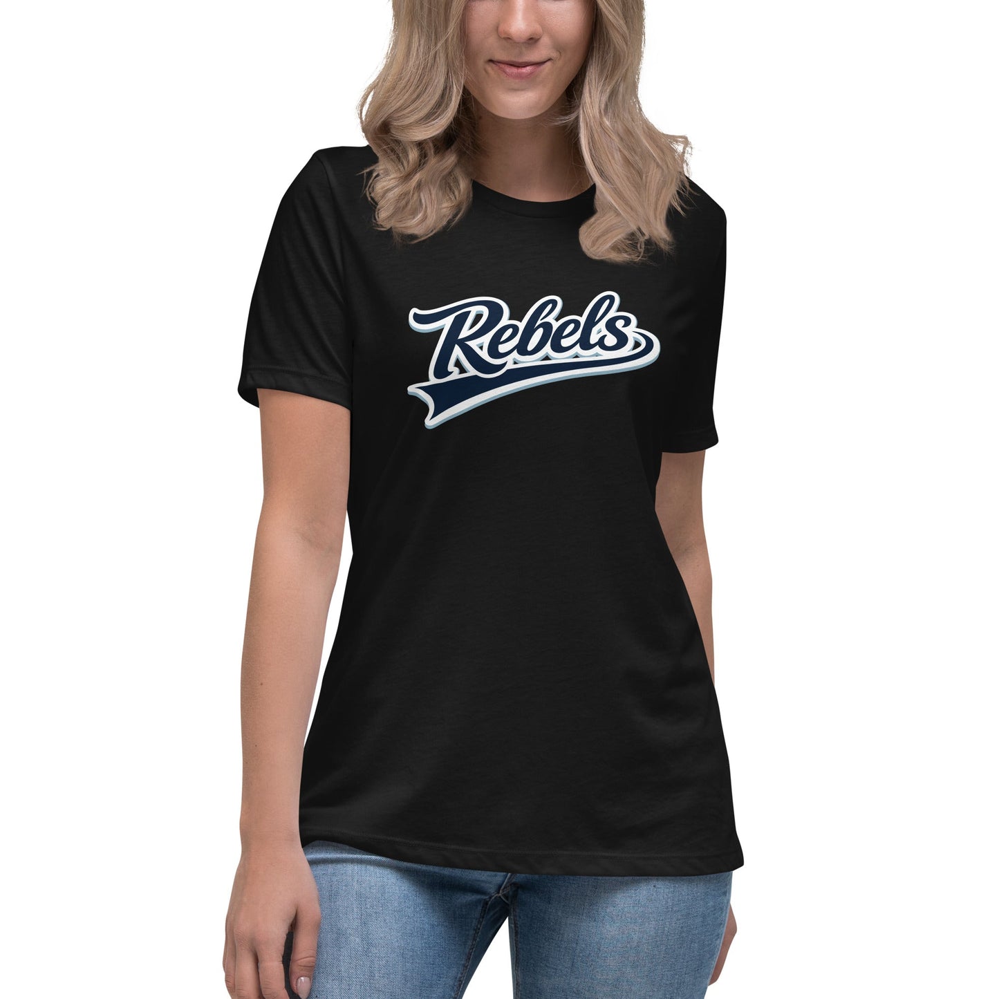 Performance | Women's Relaxed T Shirt | Oxford Rebels 12U | Mark Logo