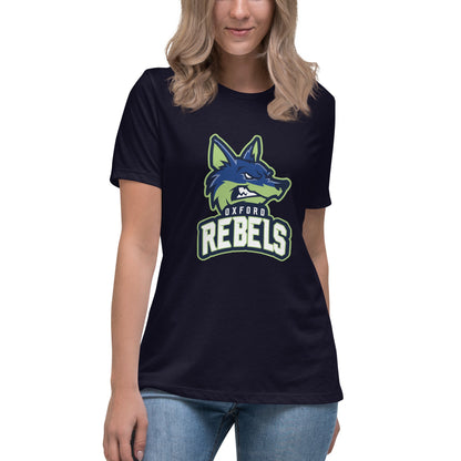 Performance | Women's Relaxed T Shirt | Oxford Rebels 12U | Mascot Logo