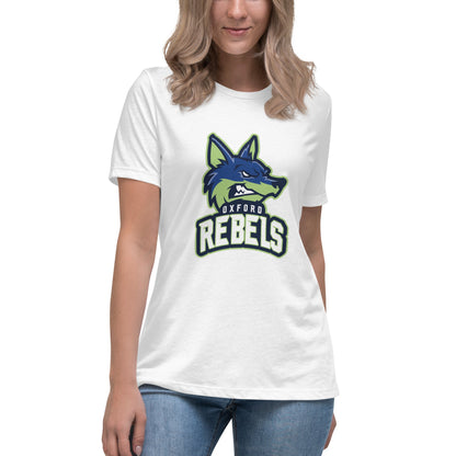 Performance | Women's Relaxed T Shirt | Oxford Rebels 12U | Mascot Logo