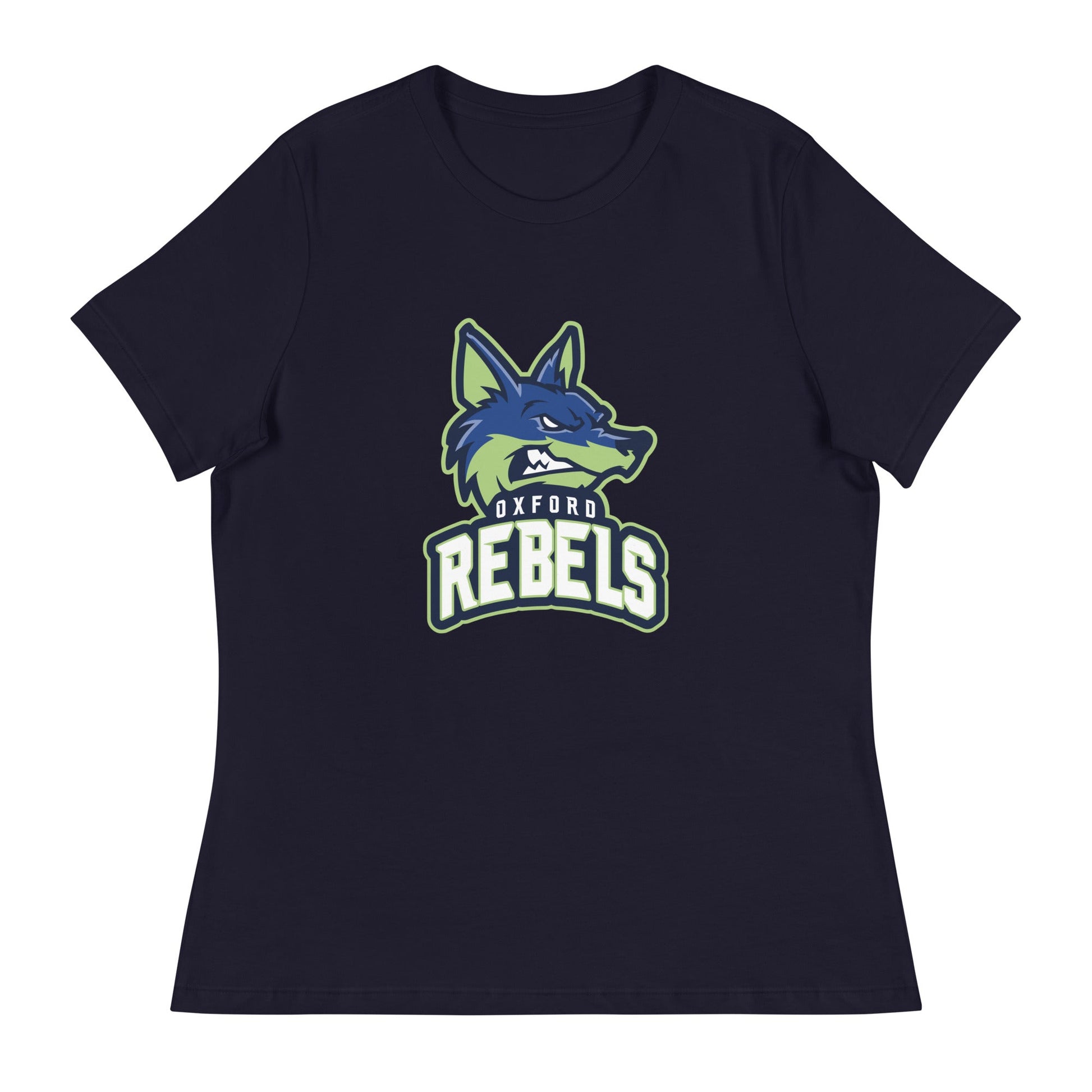 Performance | Women's Relaxed T Shirt | Oxford Rebels 12U | Mascot Logo