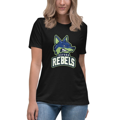 Performance | Women's Relaxed T Shirt | Oxford Rebels 12U | Mascot Logo