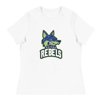 Performance | Women's Relaxed T Shirt | Oxford Rebels 12U | Mascot Logo