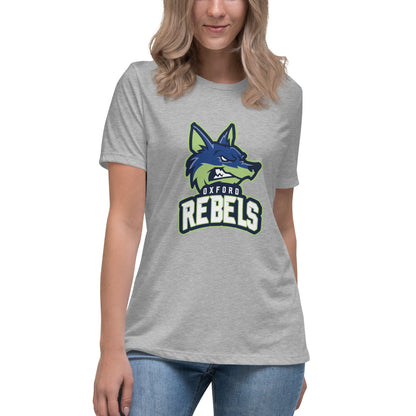 Performance | Women's Relaxed T Shirt | Oxford Rebels 12U | Mascot Logo