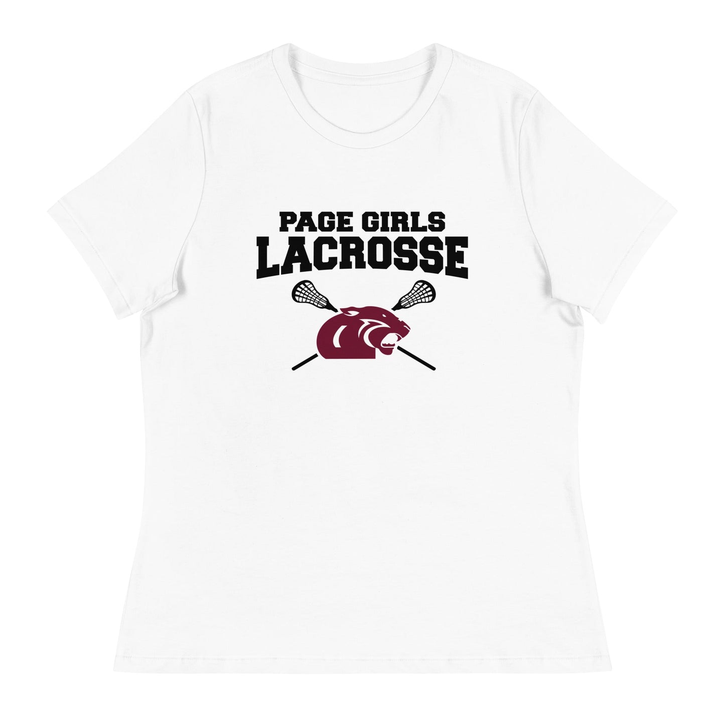 Performance | Women's Relaxed T Shirt | Page Middle Girls Lacrosse