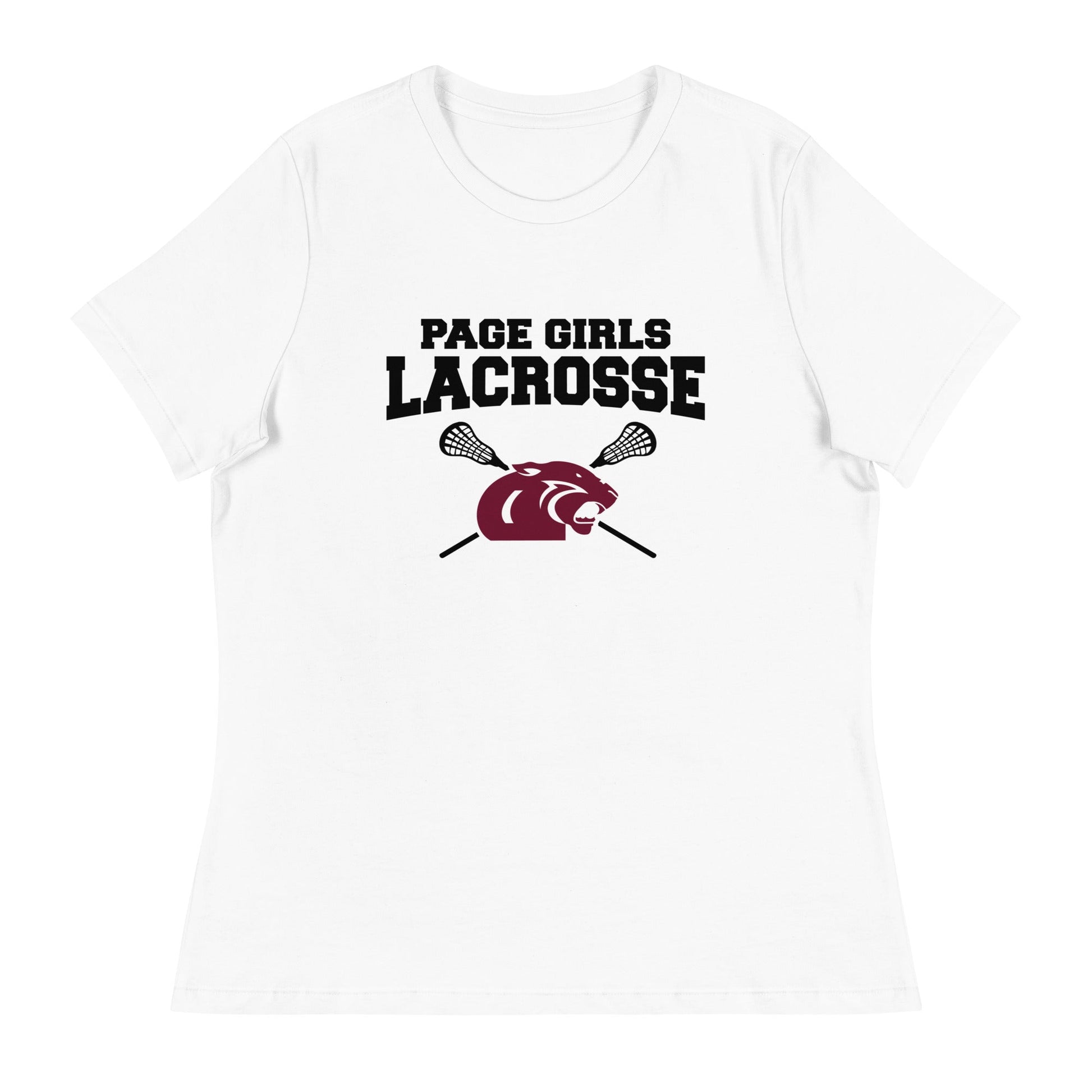 Performance | Women's Relaxed T Shirt | Page Middle Girls Lacrosse
