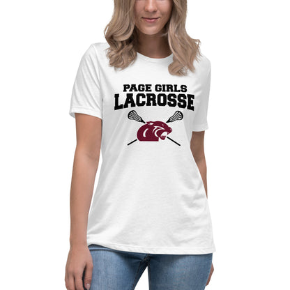 Performance | Women's Relaxed T Shirt | Page Middle Girls Lacrosse