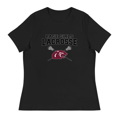Performance | Women's Relaxed T Shirt | Page Middle Girls Lacrosse