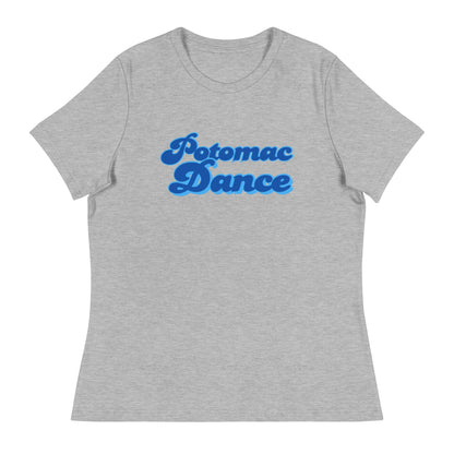 Performance | Women's Relaxed T Shirt | PANTHER ROYALE | Potomac Dance Logo