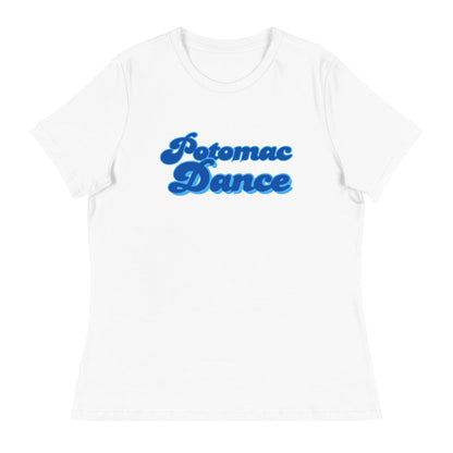 Performance | Women's Relaxed T Shirt | PANTHER ROYALE | Potomac Dance Logo