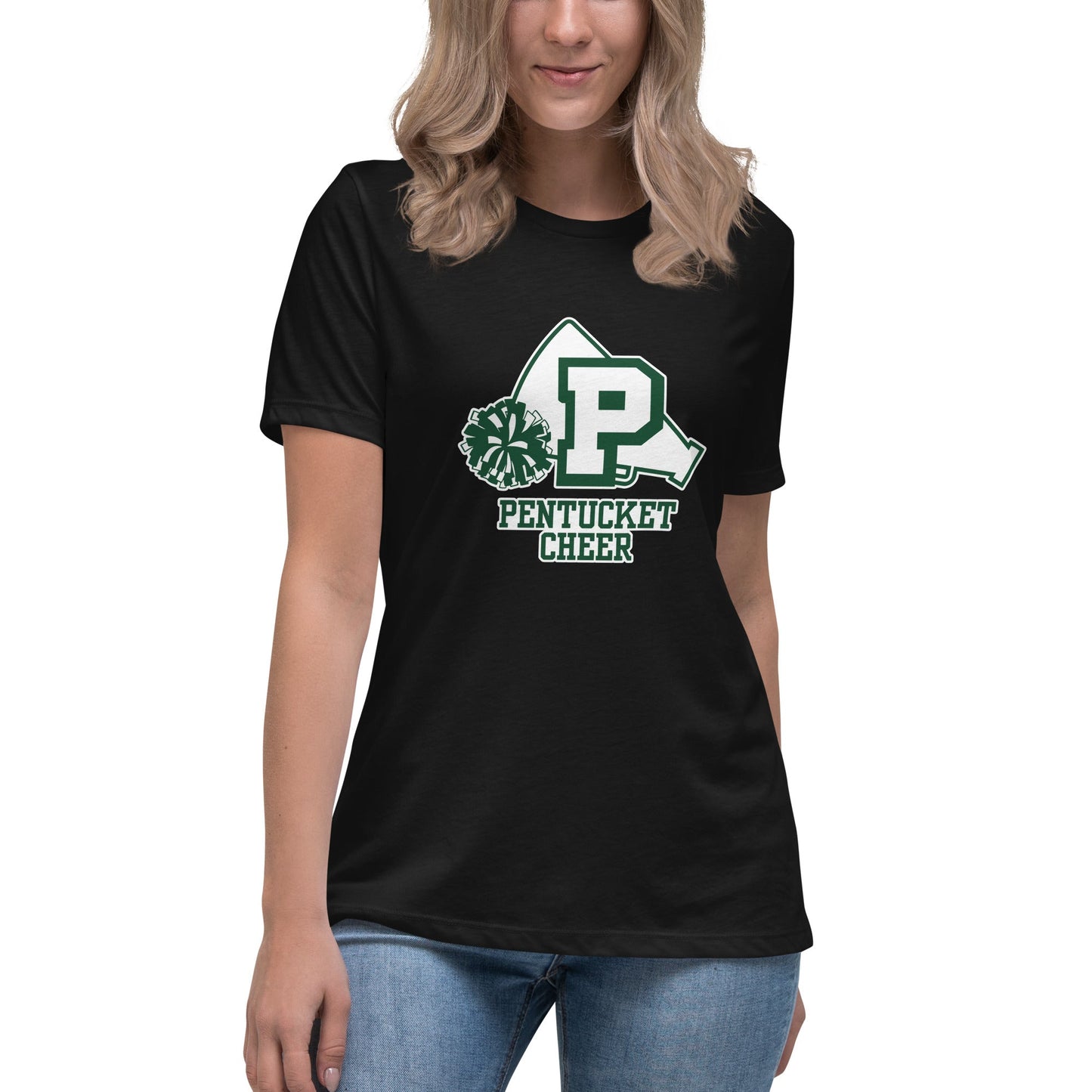Performance | Women's Relaxed T Shirt | Pentucket Youth Football and Cheer | Sideline Vanguard Logo