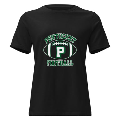 Performance | Women's Relaxed T Shirt | Pentucket Youth Football and Cheer | Varsity Badge Logo