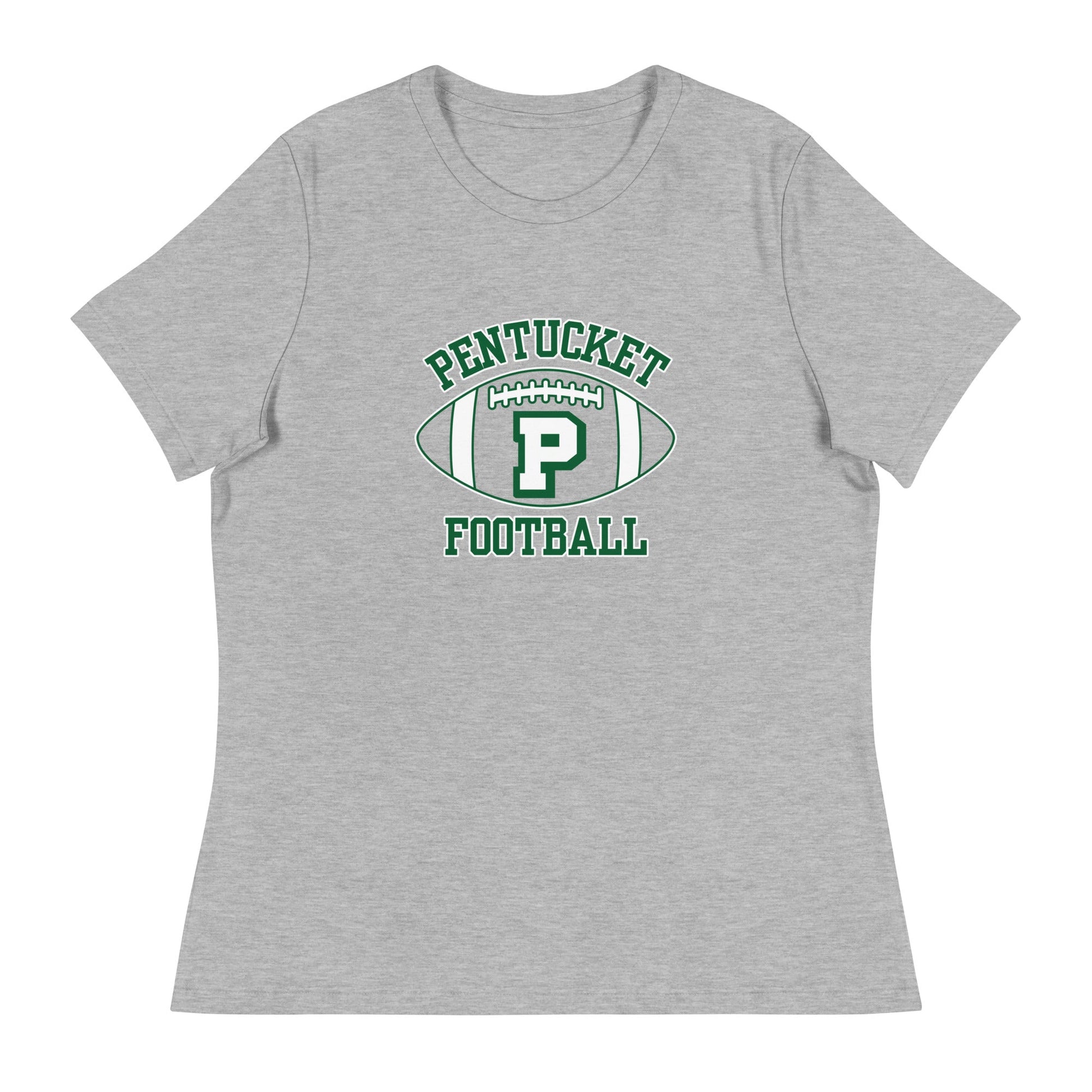 Performance | Women's Relaxed T Shirt | Pentucket Youth Football and Cheer | Varsity Badge Logo