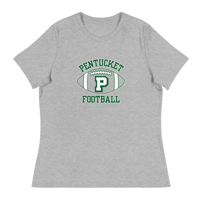 Performance | Women's Relaxed T Shirt | Pentucket Youth Football and Cheer | Varsity Badge Logo