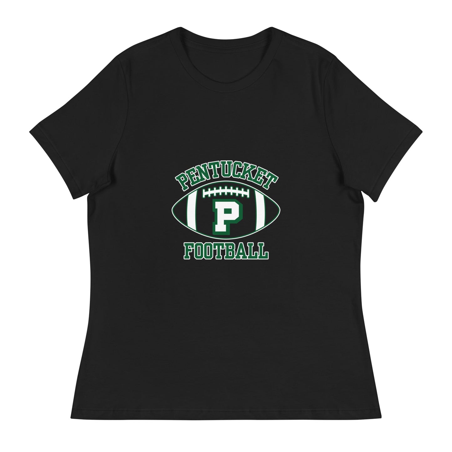 Performance | Women's Relaxed T Shirt | Pentucket Youth Football and Cheer | Varsity Badge Logo