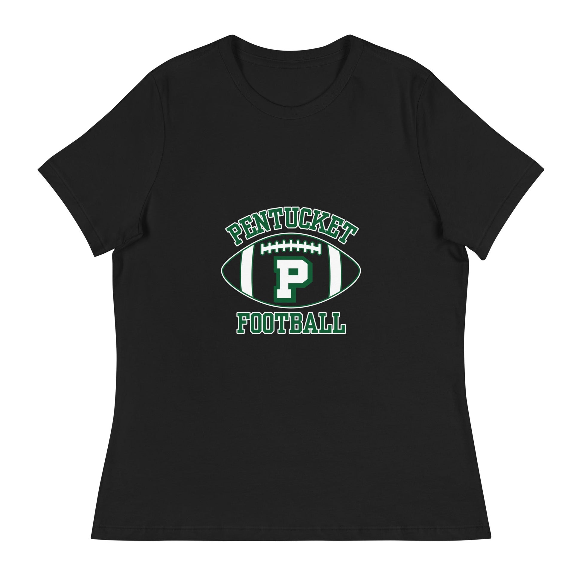Performance | Women's Relaxed T Shirt | Pentucket Youth Football and Cheer | Varsity Badge Logo