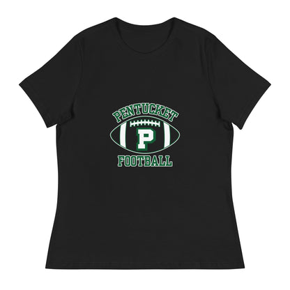 Performance | Women's Relaxed T Shirt | Pentucket Youth Football and Cheer | Varsity Badge Logo