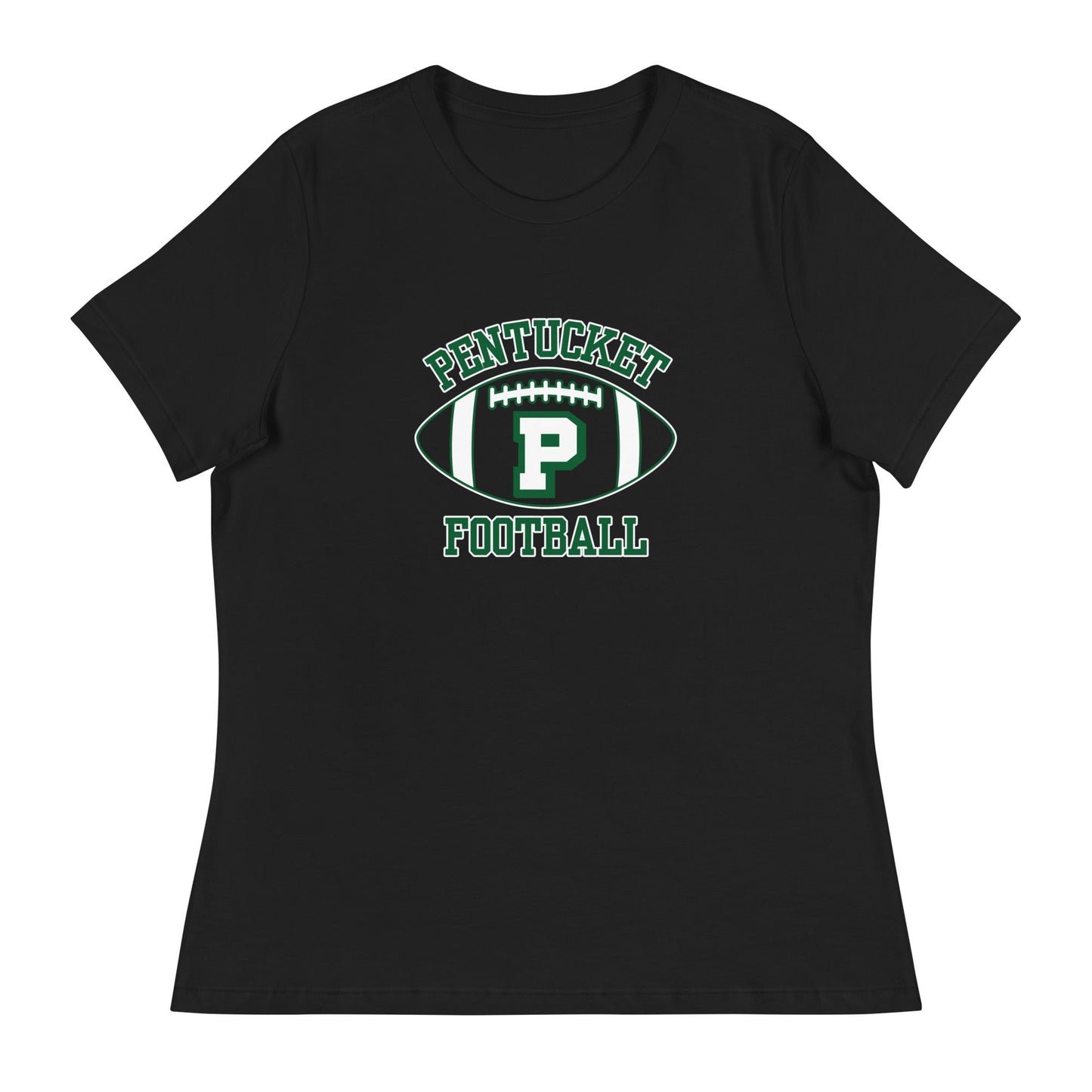 Performance | Women's Relaxed T Shirt | Pentucket Youth Football and Cheer | Varsity Badge Logo