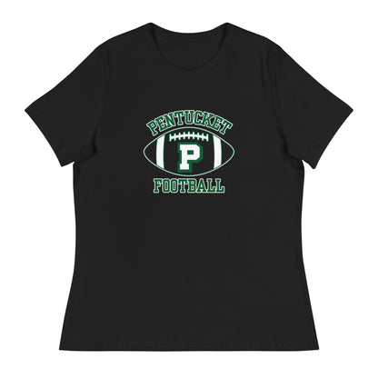 Performance | Women's Relaxed T Shirt | Pentucket Youth Football and Cheer | Varsity Badge Logo