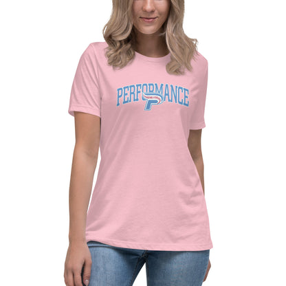 Performance | Women's Relaxed T Shirt | Performance Baseball | Script Logo