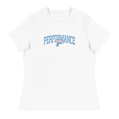 Performance | Women's Relaxed T Shirt | Performance Baseball | Script Logo