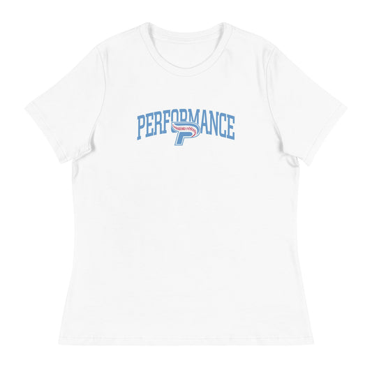 Performance | Women's Relaxed T Shirt | Performance Baseball | Script Logo