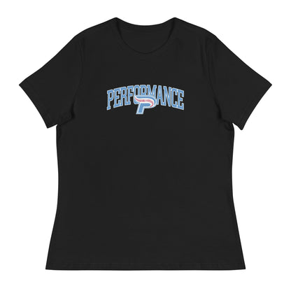 Performance | Women's Relaxed T Shirt | Performance Baseball | Script Logo