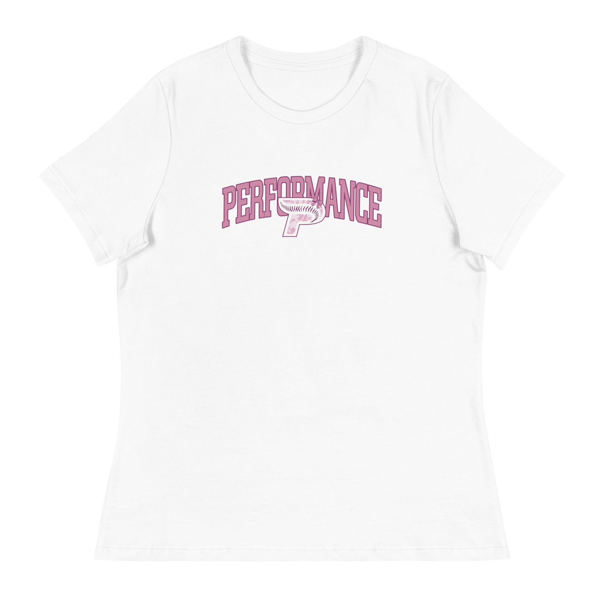 Performance | Women's Relaxed T Shirt | Performance Baseball | Varsity Mark Logo