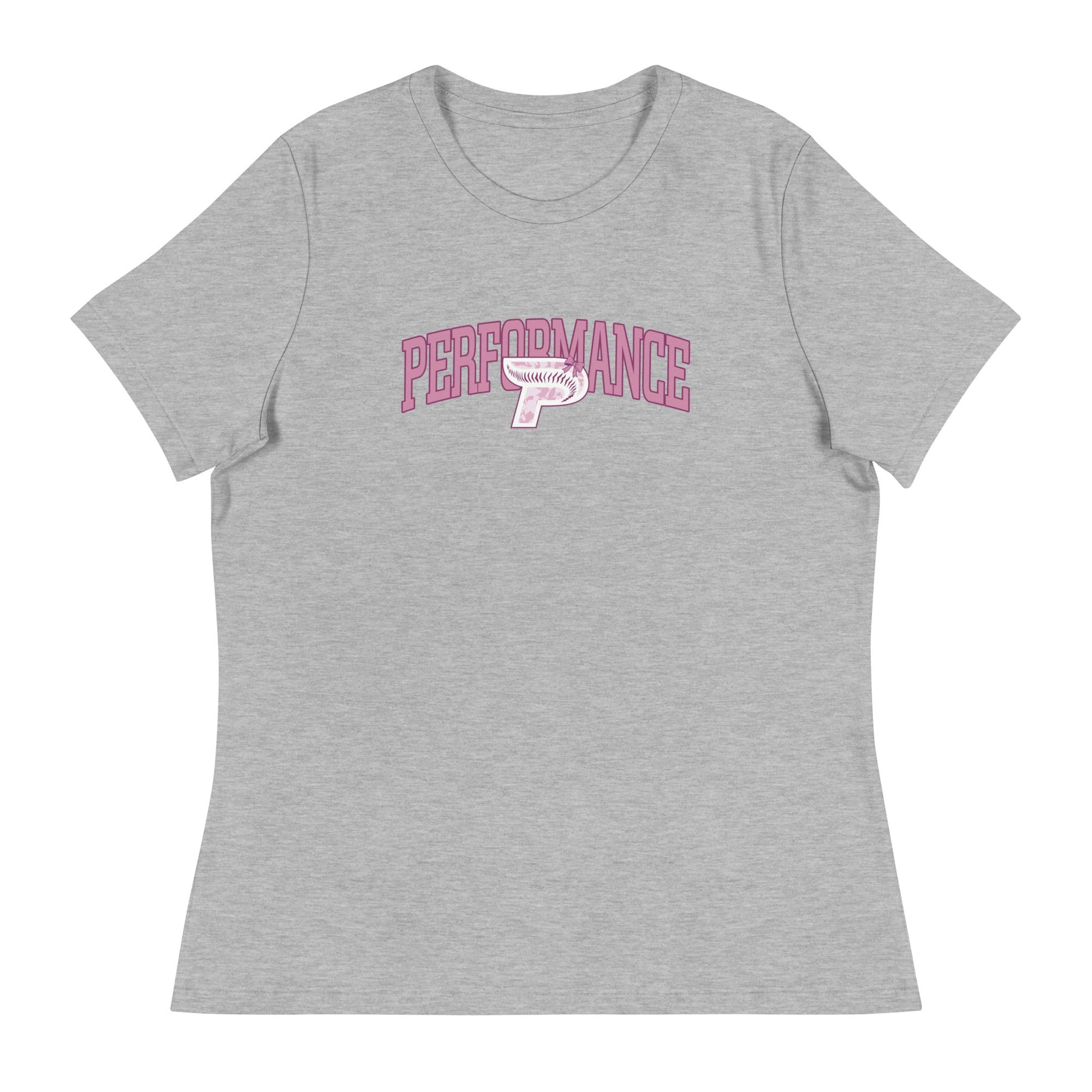 Performance | Women's Relaxed T Shirt | Performance Baseball | Varsity Mark Logo