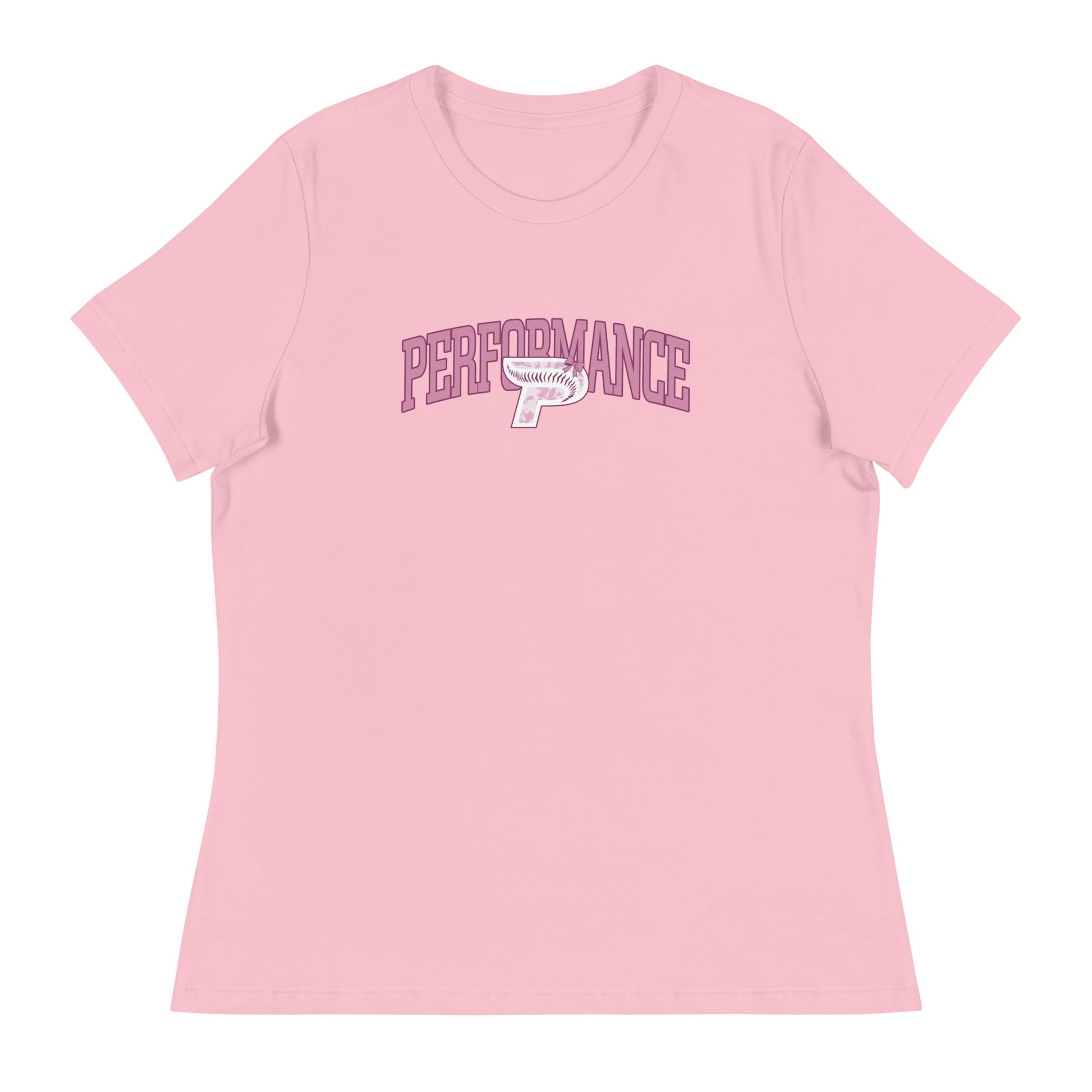 Performance | Women's Relaxed T Shirt | Performance Baseball | Varsity Mark Logo