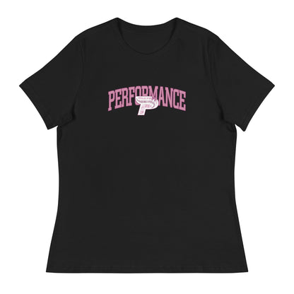 Performance | Women's Relaxed T Shirt | Performance Baseball | Varsity Mark Logo