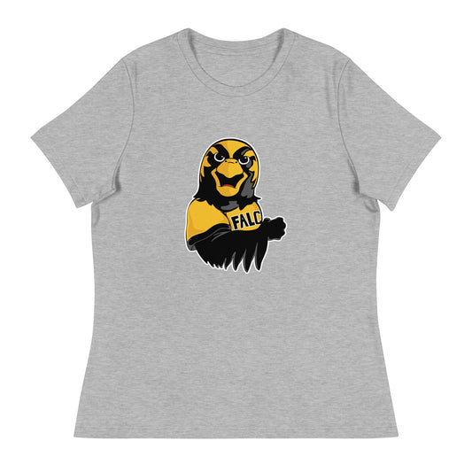 Performance | Women's Relaxed T Shirt | Pfeiffer University Golf | Mascot Logo